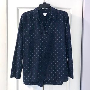 J. Jill loose fit Popover Blouse